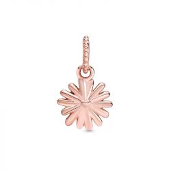 Charm femme pandora marguerite rose pendant doré rose 14 carats - accueil - edora - 2