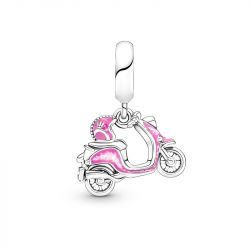 Charm femme pandora pendant scooter rose argent 925/1000 - accueil - edora - 1