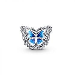 Charm femme pandora scintillant papillon bleu argent 925/1000 - accueil - edora - 1