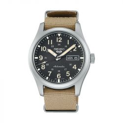 Montre homme automatique seiko 5 nylon beige - automatiques - edora - 0