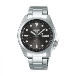 Montre homme automatique seiko 5 acier argenté - automatiques - edora - 0