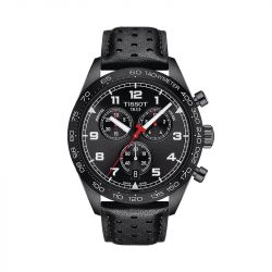 Montre homme chronographe tissot prs 516 cuir noir t1316173605200 - montres-homme - edora - 0