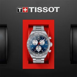 Montre homme  chronographe tissot prs 516 acier argenté t1316171104200 - montres-homme - edora - 4