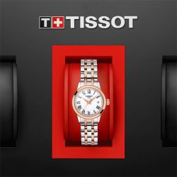 Montre femme  tissot classic dream lady acier bicolore t1292102201300 - montres-femme - edora - 3