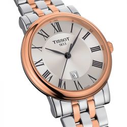 Montre femme  tissot carson premium lady  acier bicolore  t1222102203301 - montres-femme - edora - 1