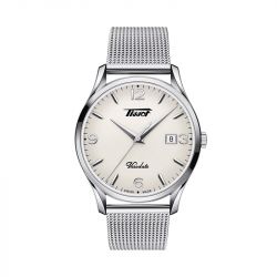 Montre homme  tissot heritage visodate acier argenté t1184101127700 - montres-homme - edora - 0