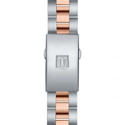 Montre chronographe femme tissot pr 100 sport chic acier inoxydable 316l bicolore - imports - edora - 4