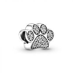 Charm femme pandora empreinte de patte scintillante argent 925/1000 - accueil - edora - 0