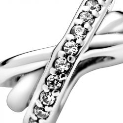 Charm femme pandora espaceur scintillant & lignes argent 925/1000 - accueil - edora - 3