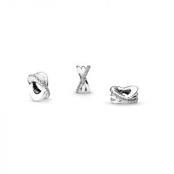 Charm femme pandora espaceur scintillant & lignes argent 925/1000 - accueil - edora - 4