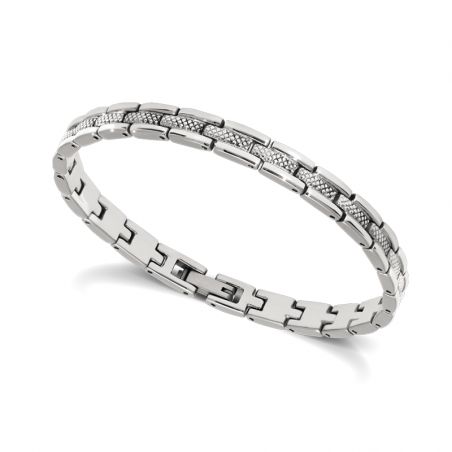 Bracelet or & argent, bracelet plaqué or, bracelet cuir & tissu (22) - bracelets-homme - edora - 2