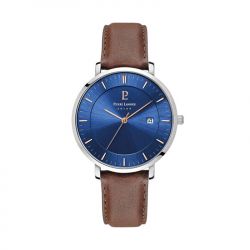 Montre homme pierre lannier inti cuir brun - analogiques - edora - 0