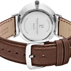 Montre homme pierre lannier inti cuir brun - analogiques - edora - 2