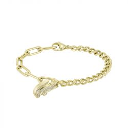 Bracelet Chaîne Femme LACOSTE Acier Doré