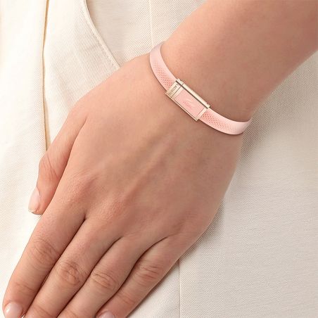 Bracelet or & argent, bracelet plaqué or, bracelet cuir & tissu (51) - bracelets-femme - edora - 2