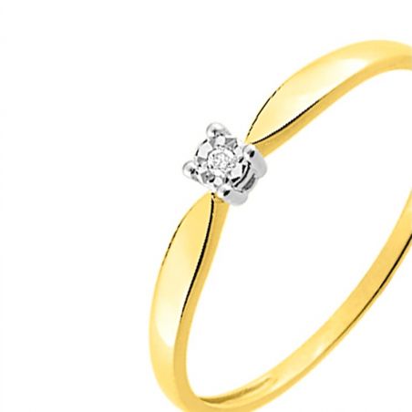 Bague solitaire: solitaire femme & bague solitaire diamant femme (10) - bagues-femmes - edora - 2