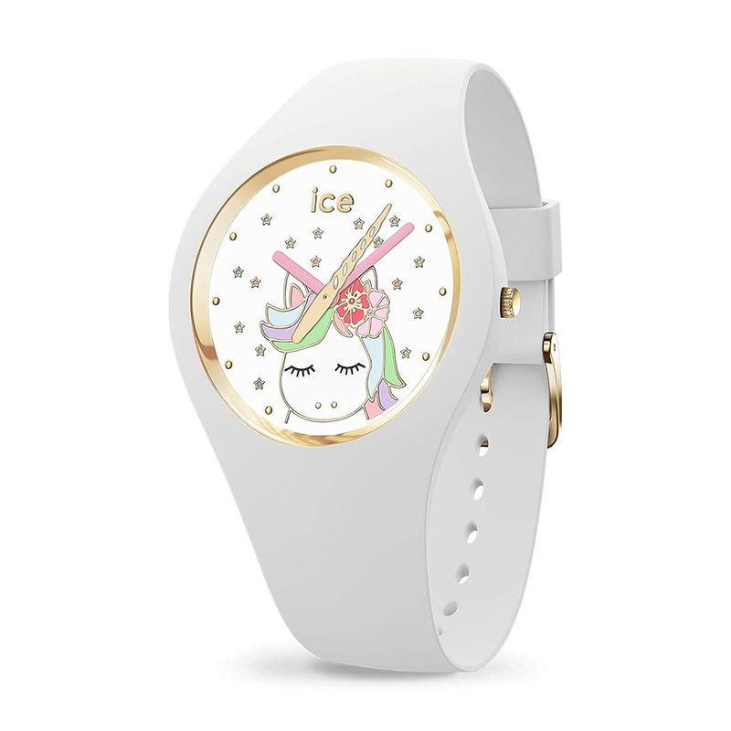 Montre enfant ice watch fantasia unicorn silicone blanc s