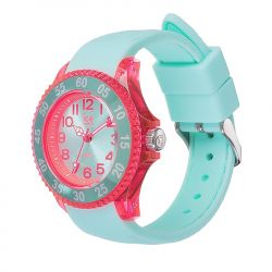 Montre enfant s ice watch cartoon butterfly silicone turquoise - juniors - edora - 1