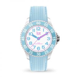 Montre enfant voiture ice watch silicone bleu - montres - edora