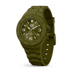 Montre mixte m ice watch generation kaki silicone vert - analogiques - edora - 1