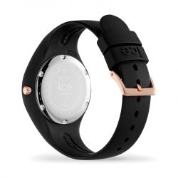 Montre femme s ice watch flower china rose silicone noir - analogiques - edora - 3