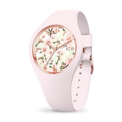 Montre femme s ice watch flower heaven sage silicone rose - analogiques - edora - 0