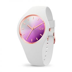 Montre femme s ice watch sunset silicone blanc - analogiques - edora - 0