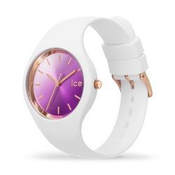 Montre femme s ice watch sunset silicone blanc - analogiques - edora - 1