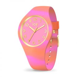 Montre femme s ice watch ice tie and dye silicone coral - analogiques - edora - 0