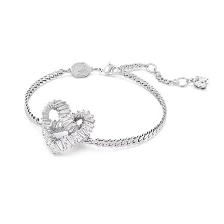 Bracelet or & argent, bracelet plaqué or, bracelet cuir & tissu (3) - bracelets-femme - edora - 2