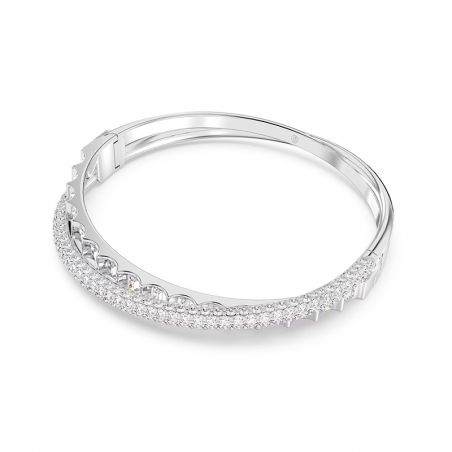 Bracelet or & argent, bracelet plaqué or, bracelet cuir & tissu (4) - joncs - edora - 2