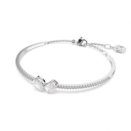 Bracelet or & argent, bracelet plaqué or, bracelet cuir & tissu (31) - joncs - edora - 2