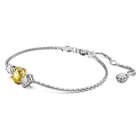 Bracelet or & argent, bracelet plaqué or, bracelet cuir & tissu (31) - bracelets-femme - edora - 2