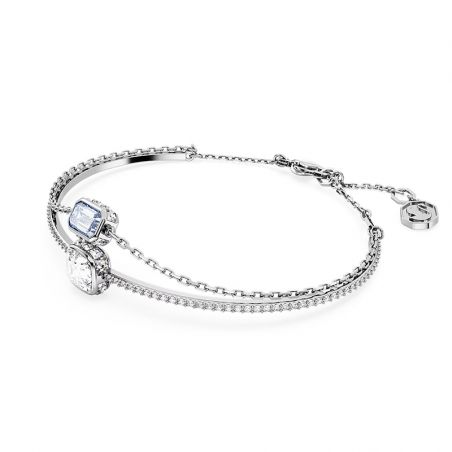 Bracelet or & argent, bracelet plaqué or, bracelet cuir & tissu (31) - joncs - edora - 2