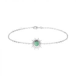 Bracelet femme edora collection harmony argent 925/1000 rhodié aventurine - plus-de-bracelets-femmes - edora - 0