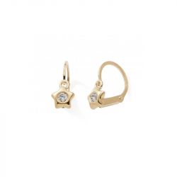 Boucles d'oreilles brisures enfant edora collection essential Étoile or 375/1000 - boucles-d-oreilles-enfant - edora - 0