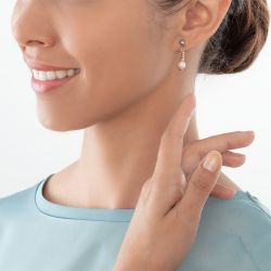 Boucles d’oreilles femme: pendantes, créoles, puces & piercing (45) - pendantes - edora - 2