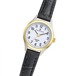 Montre femme analogique certus cuir noir 645361 - montres-femme - edora - 1