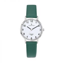 Montre femme analogique certus cuir vert 644448 - montres-femme - edora - 0