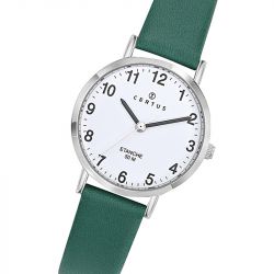 Montre femme analogique certus cuir vert 644448 - montres-femme - edora - 1