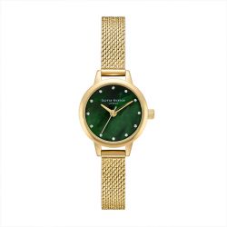 Montre femme olivia burton classic mini acier doré - analogiques - edora - 0