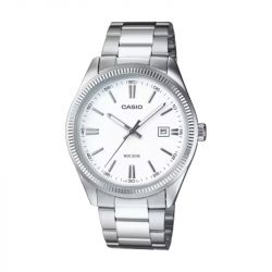 Montre homme casio timeless acier inoxydable - analogiques - edora - 0