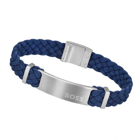 Bracelet or & argent, bracelet plaqué or, bracelet cuir & tissu (25) - bracelets-homme - edora - 2