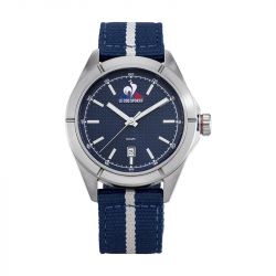 Montre homme le coq sportif essentiel nylon bleu et blanc - analogiques - edora - 0