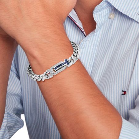 Bracelet or & argent, bracelet plaqué or, bracelet cuir & tissu (47) - plus-de-bracelets-hommes - edora - 2