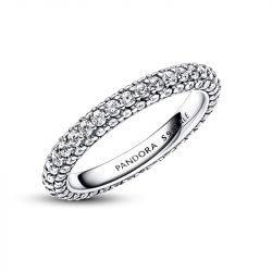 Bague femme taille 52 pandora rang pavÉe timeless argent 925/1000 - plus-de-bagues-femmes - edora - 3