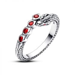 Bague femme taille 50 pandora game of thrones dragon scintillant argent 925/1000 - plus-de-bagues-femmes - edora - 3