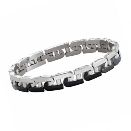 Bracelet or & argent, bracelet plaqué or, bracelet cuir & tissu (13) - plus-de-bracelets-hommes - edora - 2