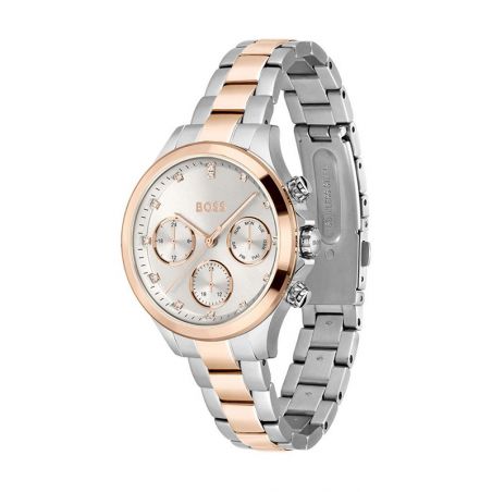 Montres femme: montre or, or rose, montre digitale, à aiguille (10) - chronographes - edora - 2