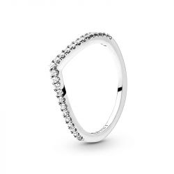 Bague femme taille 52 pandora v scintillante argent 925/1000 - plus-de-bagues-femmes - edora - 2